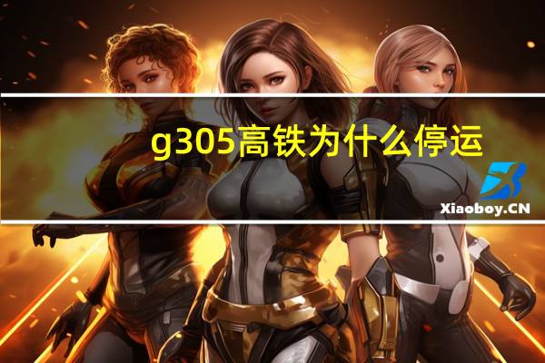 g305高铁为什么停运