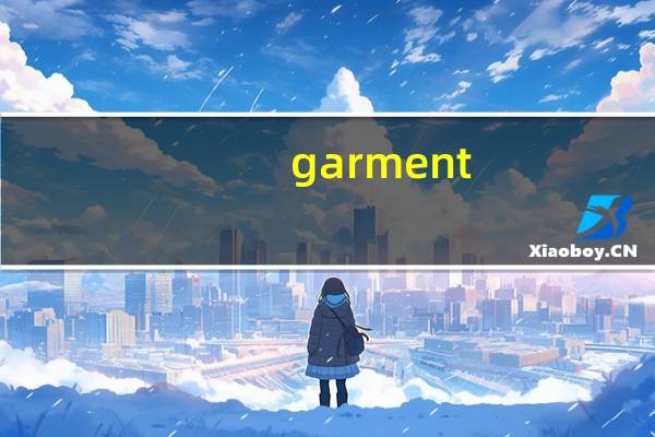 garment