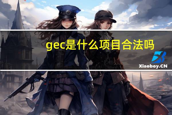 gec是什么项目合法吗