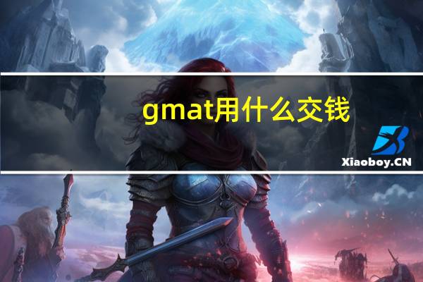 gmat用什么交钱
