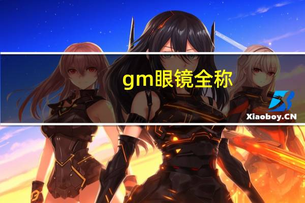 gm眼镜全称