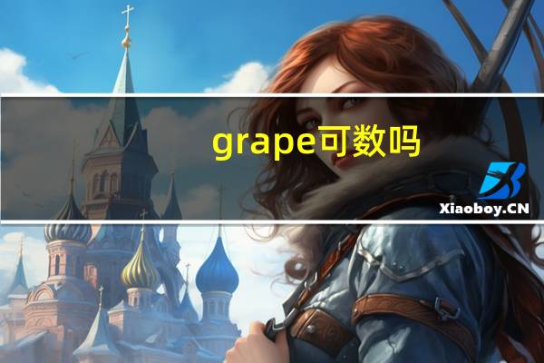 grape可数吗