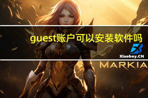 guest账户可以安装软件吗（guest账户）