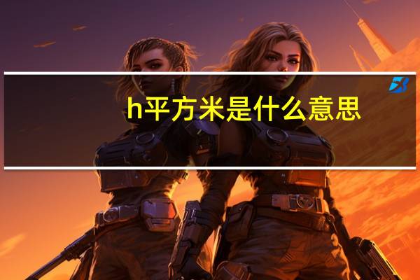 h平方米是什么意思