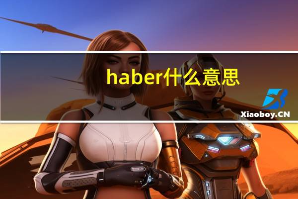 haber什么意思
