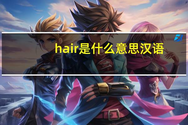 hair是什么意思汉语