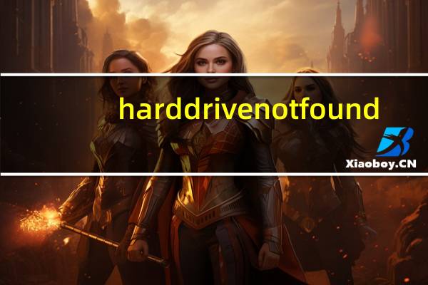 hard drive not found（hard drive）