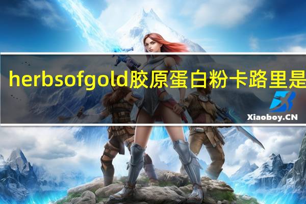 herbs of gold 胶原蛋白粉卡路里是多少