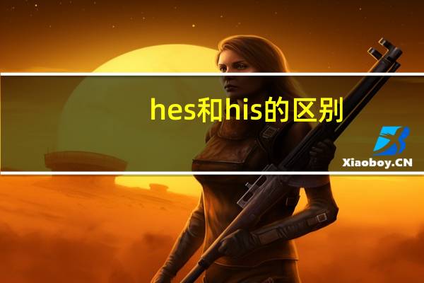 hes和his的区别