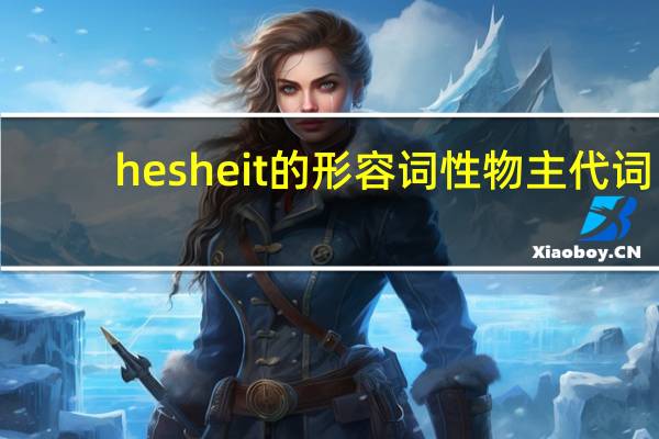 hesheit的形容词性物主代词
