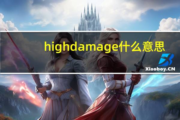 high damage什么意思（damage是什么意思）