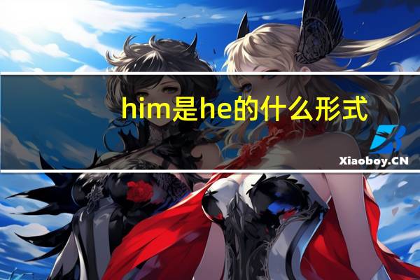 him是he的什么形式