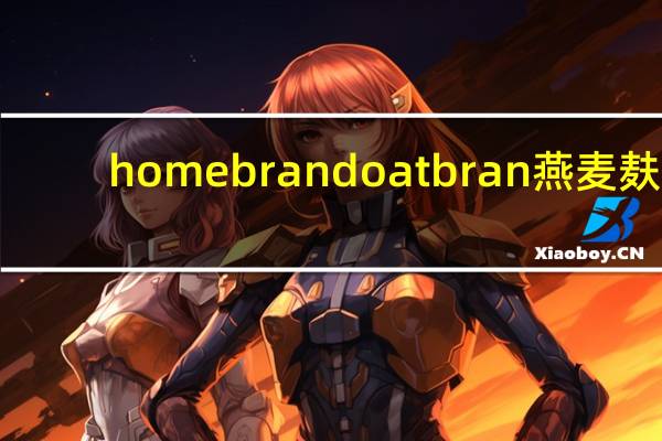 homebrand oat bran 燕麦麸(燕麦糠)卡路里是多少