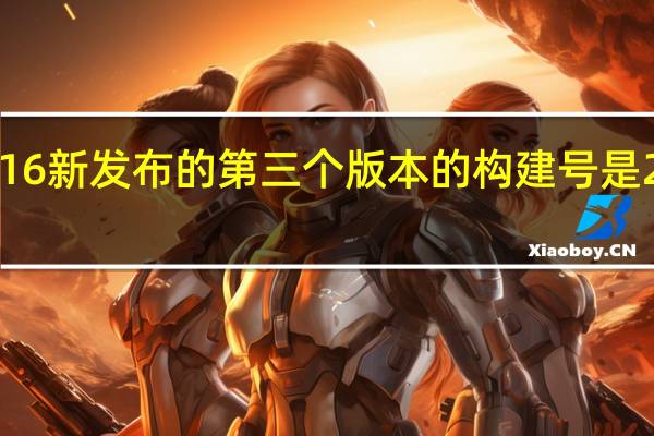 iOS16新发布的第三个版本的构建号是20A5312j