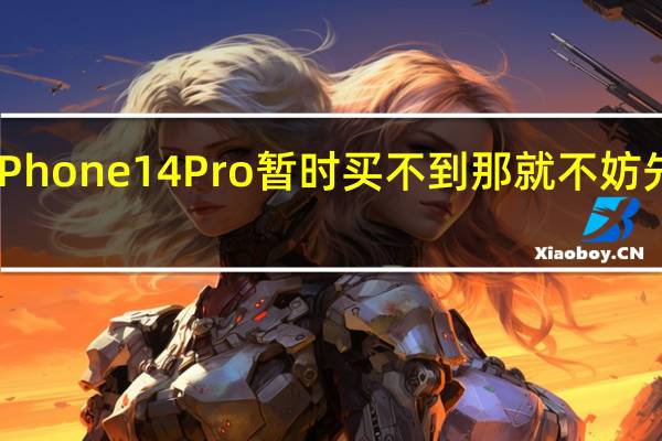 iPPhone14Pro暂时买不到那就不妨先做一款