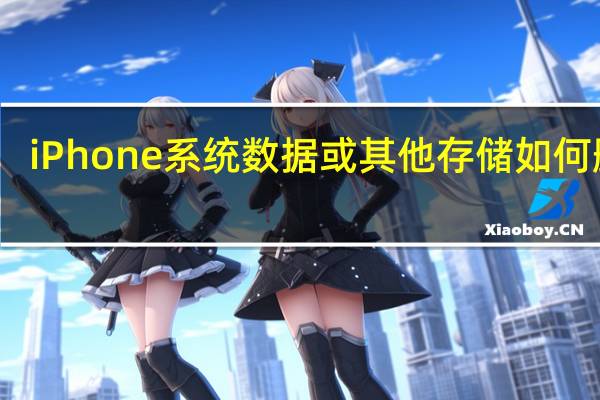 iPhone系统数据或其他存储如何删除