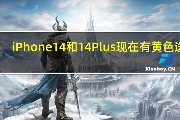 iPhone 14 和 14 Plus现在有黄色选项