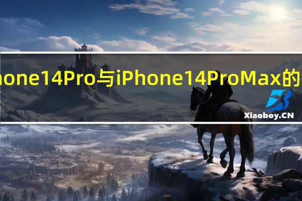 iPhone14Pro与iPhone14ProMax的销量口碑