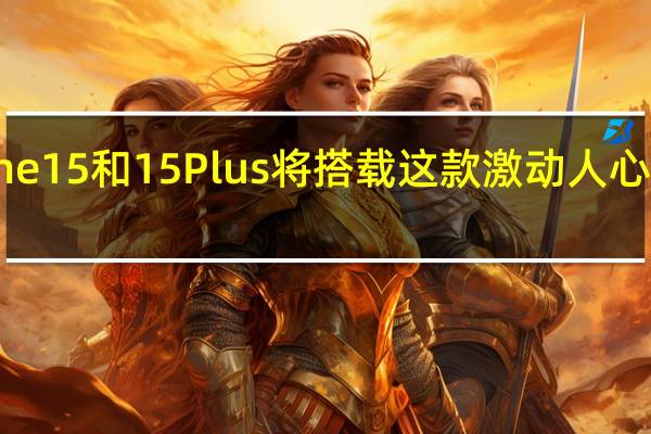 iPhone 15和15 Plus将搭载这款激动人心的相机升级