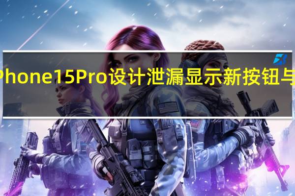 iPhone 15 Pro设计泄漏显示新按钮与颜色等