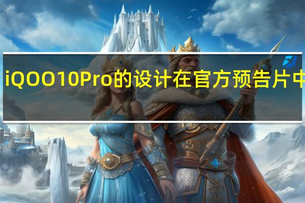 iQOO 10 Pro的设计在官方预告片中透露