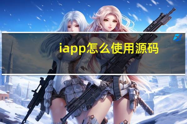 iapp怎么使用源码