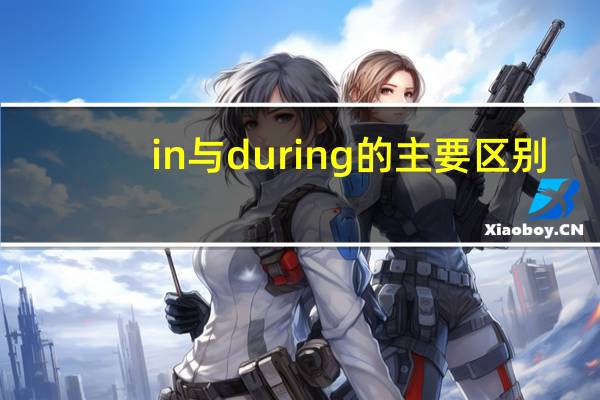 in与during的主要区别