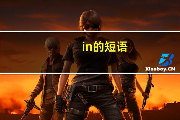 in的短语