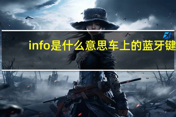 info是什么意思车上的蓝牙键