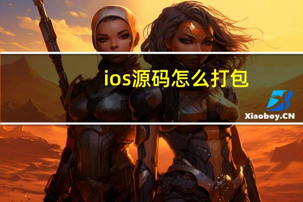 ios源码怎么打包