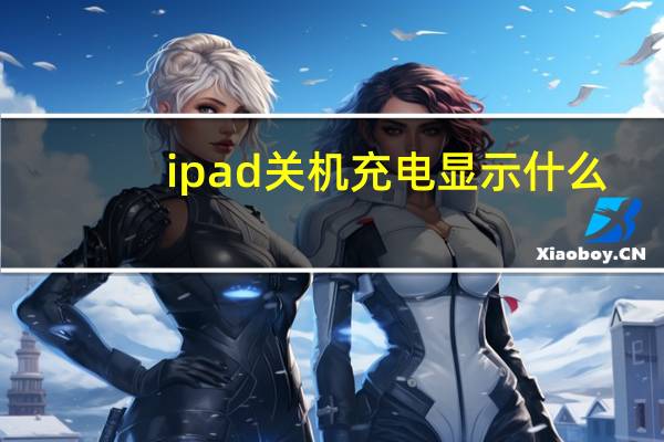 ipad关机充电显示什么