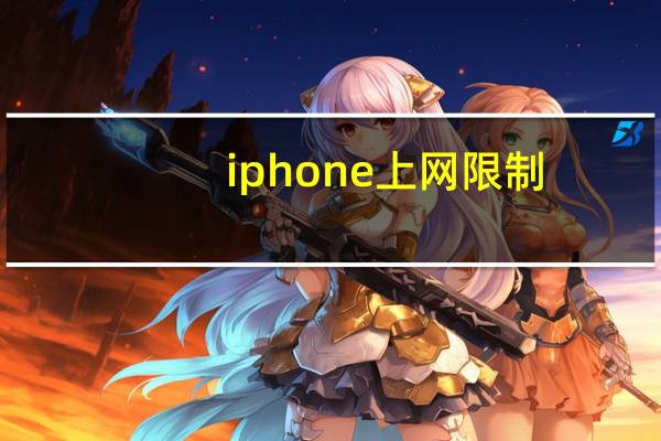 iphone上网限制（iphone上网）