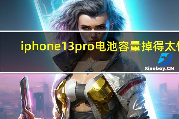 iphone13pro电池容量掉得太快（iphone13pro电池容量）