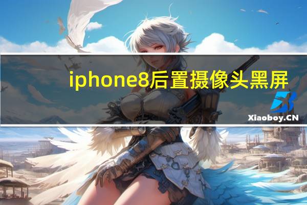 iphone8后置摄像头黑屏