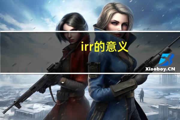 irr的意义