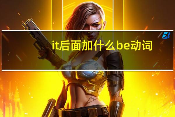 it后面加什么be动词