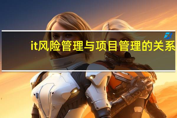 it风险管理与项目管理的关系