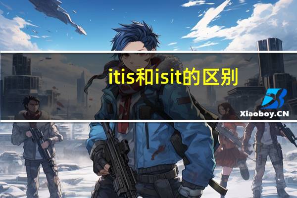 it is和is it的区别