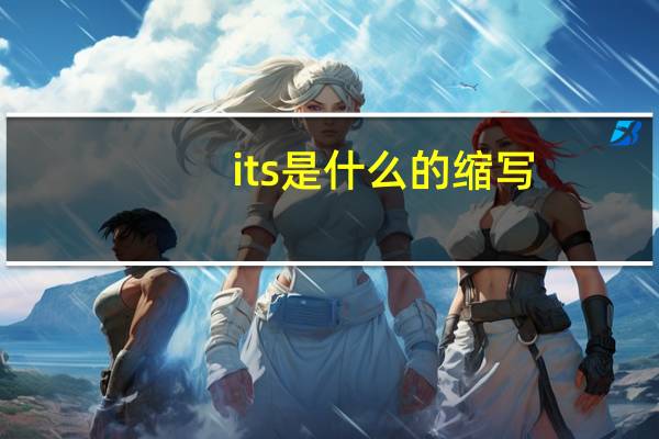 its是什么的缩写