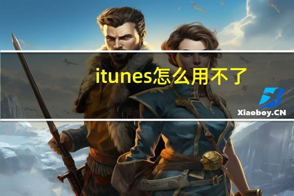 itunes怎么用不了