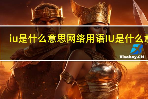 iu是什么意思网络用语 IU是什么意思