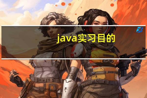 java实习目的