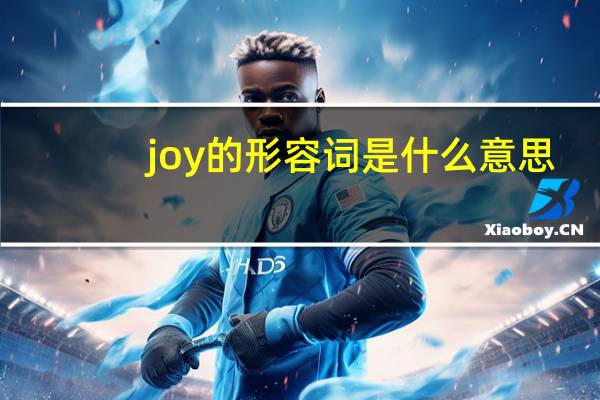 joy的形容词是什么意思