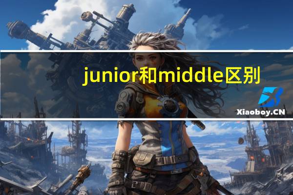 junior和middle 区别