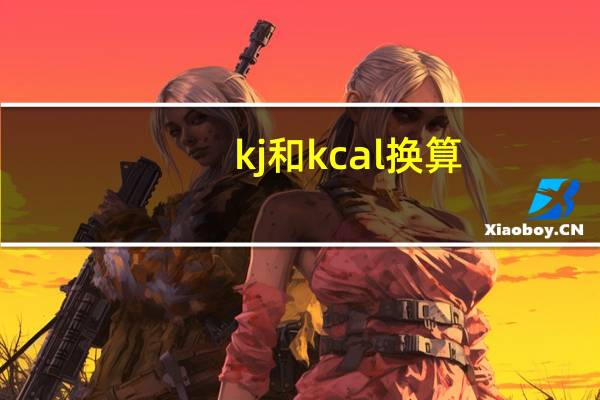 kj和kcal换算