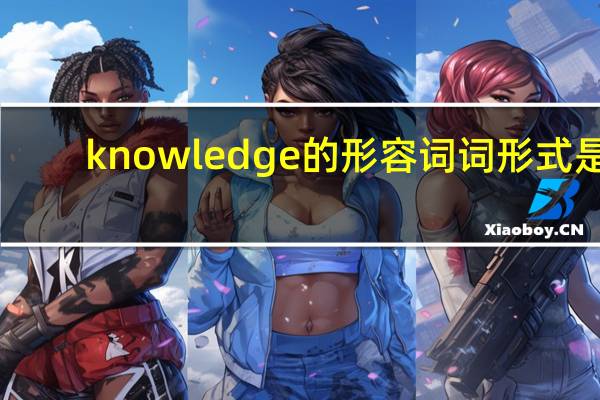 knowledge的形容词词形式是？