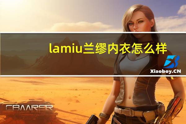 lamiu兰缪内衣怎么样