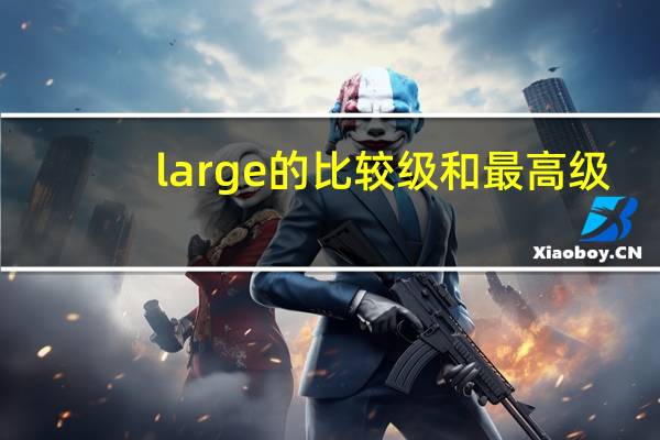 large的比较级和最高级