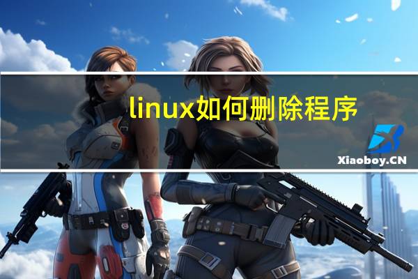 linux如何删除程序