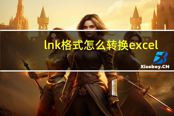 lnk格式怎么转换excel（lnk格式怎么转换）